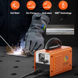 HITBOX ARC200 Stick Welder 220V 2 in 1 MMA/Lift TIG Hot Start Arc Force LED Display Ultra Mini Portable Home Welder Tool AU Plug