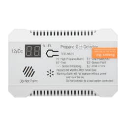 Propane Detector 12V LPG Natural Gas Sensor Leak Alarm 85DB Siren For Car RV Home Digital Propane Tester Meter