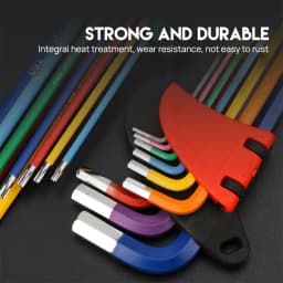 PORIYA 54 PCS EXTRA LONG ARM WRENCH ALLEN KEY HEX SET METRIC + IMPERIAL + TORX KEY