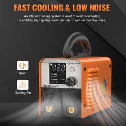 HITBOX 2 in 1 MMA/Lift TIG Welding Machine LED Digital Display IGBT Inverter 10-200A Portable Home Welder ARC200 Mini3