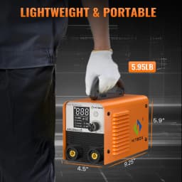 HITBOX 2 in 1 MMA/Lift TIG Welding Machine LED Digital Display IGBT Inverter 10-200A Portable Home Welder ARC200 Mini3