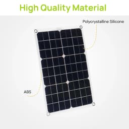 PORIYA 12V 300W Flexible Solar Panel Mono Home Caravan Camping Charging 20A Controller