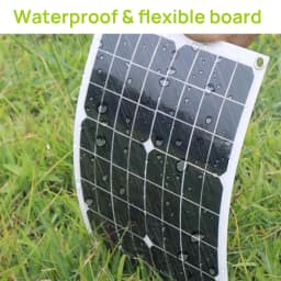 PORIYA 12V 300W Flexible Solar Panel Mono Home Caravan Camping Charging 20A Controller