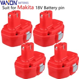 VANON 1/2/4Pack 1822 4.8Ah 18V MAX Ni-MH Battery Replace for Makita 1823 1835 192826-5 192829-9 193159-1 193140-2 193102-0 Battery pin