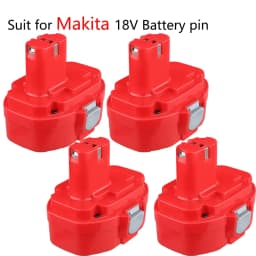 VANON 1/2/4Pack 1822 4.8Ah 18V MAX Ni-MH Battery Replace for Makita 1823 1835 192826-5 192829-9 193159-1 193140-2 193102-0 Battery pin
