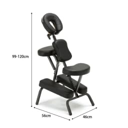 Foldable Massage Chair Table Aluminium Portable Chair Beauty Therapy Tattoo Waxi