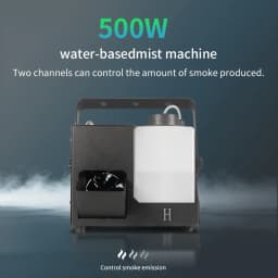 DMX 500W Smoke Machine Waterbase Hazer Stage Effect For Dj Disco Show Events Party Wedding Remote DMX Fazer Fog Equippment