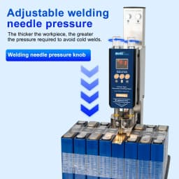 HT-SW01H/HT-SW02H 7000A Battery Spot Welder 42KW Spot Welding Machine with Air Pump Pneumatic Battery Weld Head/Parallel Weld He