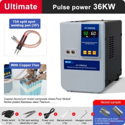 HT-SW01H/HT-SW02H 7000A Battery Spot Welder 42KW Spot Welding Machine with Air Pump Pneumatic Battery Weld Head/Parallel Weld He