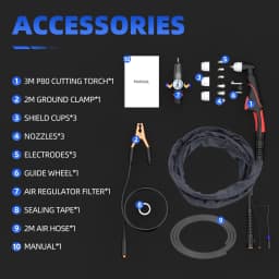 Viladepot CUT55 MAX Plasma Cutter Pilot Arc 55Amps Single Voltage 220V Digital Non-Contact Plasma Cutting Machine