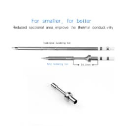TS100 TS101 Soldering Iron Tips Replacement Various Models of Pinecil Electric Soldering Iron Tip TS Series BC2 ILS C4 KU K B2 I