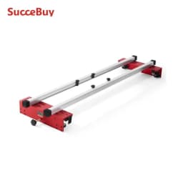 SucceBuy Router Sled 60 inches Portable and Adjustable Slab Flattening Jig DIY Woodworking Router Sled for Wood Flattening Home
