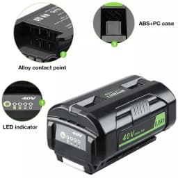 1/2/4Pcs 40V 8.0Ah Li-on Battery Replace for Ryobi 40V Battery Pin OP4040 OP40601 OP40261 OP40602 Suit for Cordless Power Tools