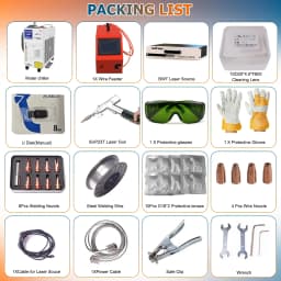 2000W BWT 4-IN-1 Fiber Laser Welding Machine SUP 28T Metal Cleaning Welding Cutting Water Cooling System for Precision Welding