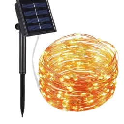 4pcs solar 90LED Starburst String Lights+32m Solar Copper Wire Fairy Lights+2pcs Solar-Power+2pcs solar glass Lotus light