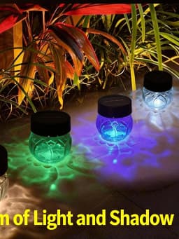 4pcs solar 90LED Starburst String Lights+32m Solar Copper Wire Fairy Lights+2pcs Solar-Power+2pcs solar glass Lotus light