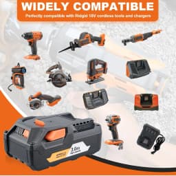 1/2/4Pcs 4.0Ah R840085 Replace for RIDGID 18V Li-ion Battery Pin R840087 L1815R L1850R R840083 Suit for 18v Cordless Power Tools