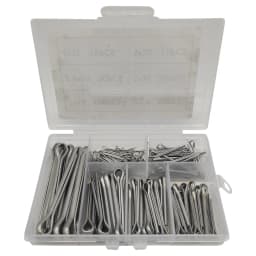 230PCS Stainless Steel Cotter Pin Assortment Set 6 Sizes Split Pins Spring Kit