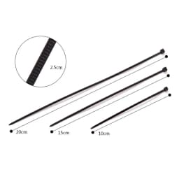 100pcs Self-locking Plastic Nylon Tie Fastening Ring Cable Wire Zip Ties Set