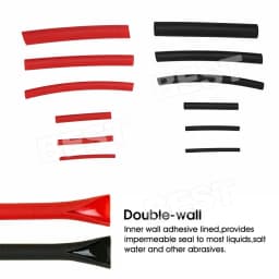 540x Marine Grade Dual-Wall Adhesive Glue Lined Heat Shrink Tubing Ratio 3:1