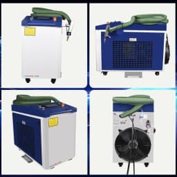 Raycus 3000W 4 In 1 Handheld Fiber Laser Welding Cleaning Cutting Machine with Wire Feeder Double Pendulum Model for Metal