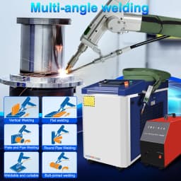 Raycus 3000W 4 In 1 Handheld Fiber Laser Welding Cleaning Cutting Machine with Wire Feeder Double Pendulum Model for Metal