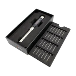 MINIWARE ES15S Intelligent Motion Control Electric Screwdriver USB Chargeable Cordless Screwdriver 24pcs 4mm Bit Set LED Lights
