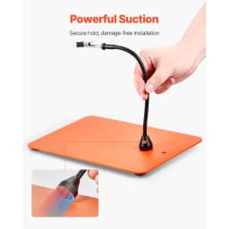 SucceBuy Magnetic Helping Hands Soldering Station 4Tool w/3X LED Magnifying Lamp & Non-Slip Heavy-Duty Base Craft Hobby DIY