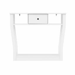 Modern White 100cm Entryway Console Table with Drawer Shelf for Hallway Sofa Side Table Storage Organizer