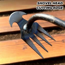 2pcs Stainless Steel Hand Weeder Rake Weeding Weed Remover Puller Manual Tool Garden