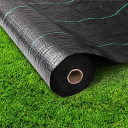 Heavy Duty Woven Weed Control Fabric 1.83x50m Garden Ground Cover Matting For Plants Vegetable Beds Outdoor Landscape Barrier