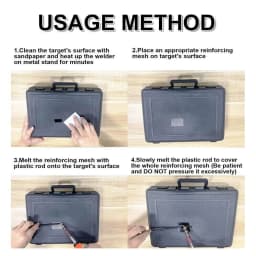 Car Bumper Repair Kit Plastic Welding Soldering Iron Kit Dashboard Repair Welder