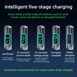 0-30V 0-10A 300W Adjustable DC Bench Power Supply Reverse Polarity Protection Auto Stop Full Charge CV CC Regulated Unit RV Caravan Camping Lithium AGM Lead Acid Battery Charging Auto DIY Battery Test OCP Safe Charger USB-A USB-C Fast Charge AU Plug