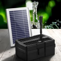 I’m checking the product wording and constraints, then I’ll return a single cleaned-up title in English with the punctuation limits you set.Solar Powered Pond Pump Filter Box 4 6FT Outdoor Water Garden Fountain Pump