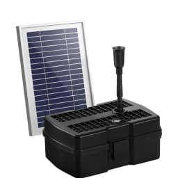 I’m checking the product wording and constraints, then I’ll return a single cleaned-up title in English with the punctuation limits you set.Solar Powered Pond Pump Filter Box 4 6FT Outdoor Water Garden Fountain Pump