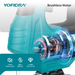 YOFIDRA Brushless 19mm Electric Jig Saw Infrared Laser Curve Saw Variable Speed MultiFunction Cutter For Makita 21V Battery Pin