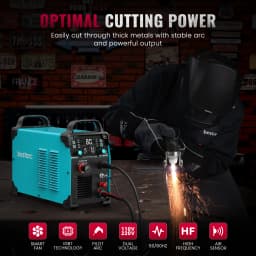 Bestarc Plasma Cutter Machine BTC800DP Pilot Arc 9th Gen 80A Digital Screen Display 220V 380V Plasma Cutter