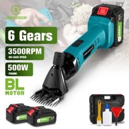 ONEGREEN 6 Speed 13 Teeth Electric Wool Shears Pet Machine Wool Cut Goat Pet Animal Shearing Supplies for Makita 18V Battery Pin