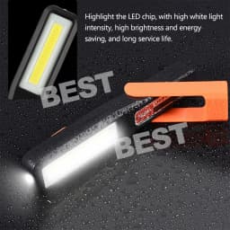 2PCS Rechargeable LED Magnetic Work Light Cordless COB Inspection Lamp Torch AU