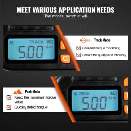 SucceBuy 1/4" Digital Torque Screwdriver Drive Screwdriver Torque Wrench with Bits & Case Electrician Torque Screwdriver