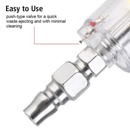 Water Trap Clear Painting Moisture Separator Air Oil Water Separator Filter Kit 1/4 Inch Thread Sprayer Air Compressor Tool