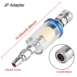 Water Trap Clear Painting Moisture Separator Air Oil Water Separator Filter Kit 1/4 Inch Thread Sprayer Air Compressor Tool