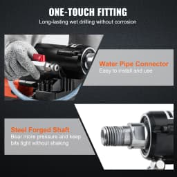 SucceBuy 3200 W 750RPM Wet/Dry Diamond Core Drill Machine Concrete Drill Rig Stand Industrial Wet Electric Core Drilling Machine
