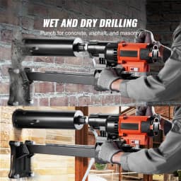 SucceBuy 3200 W 750RPM Wet/Dry Diamond Core Drill Machine Concrete Drill Rig Stand Industrial Wet Electric Core Drilling Machine