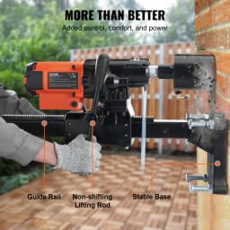 SucceBuy 3200 W 750RPM Wet/Dry Diamond Core Drill Machine Concrete Drill Rig Stand Industrial Wet Electric Core Drilling Machine