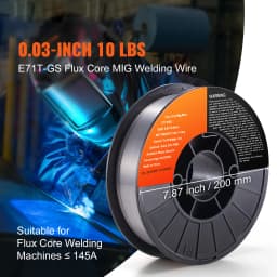 SucceBuy 0.035 Inch Flux Cored Welding Wire Carbon Steel Iron MIG Welding Machine Welder Accessories For Soldering