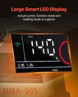succebuy TIG Welder205A2-in-1Welding Machine Lift TIG/MMA Stick Electric Welder Machine with IGBT Inverter Hot Start Arc Force