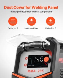 succebuy TIG Welder205A2-in-1Welding Machine Lift TIG/MMA Stick Electric Welder Machine with IGBT Inverter Hot Start Arc Force