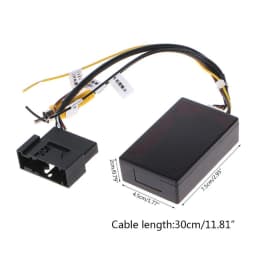 12V Rearview Camera Adapter RGB To AV Backup Camera Converter Reverse Camera Interface for Volkswagen RCD510 RNS510 RNS315