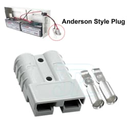 10X Anderson Style Plug Connectors 50 AMP 6AWG 12-24V DC Power Tool AU